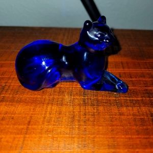vintage-cobalt-blue-glass-cat